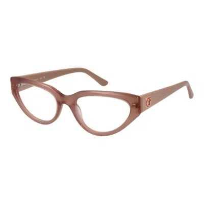 Guess Pink Women Glasses Women's Frame In Brown