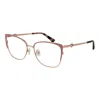 Guess Pink Women Optical Frames In Gold