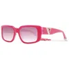 Guess Pink Women Sunglasses In Red