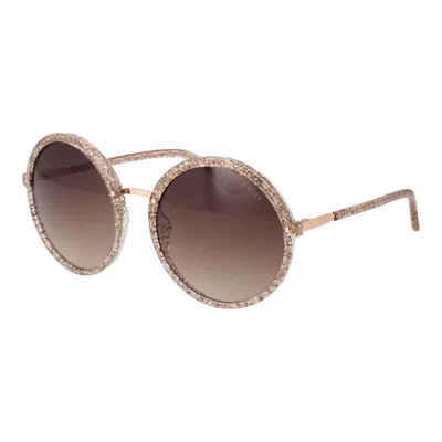 Guess Pink Women Sunglasses In Brown