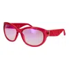 Guess Pink Women Sunglasses In Red