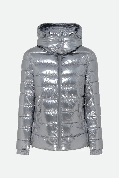 Guess Piumino Argento In Grigio