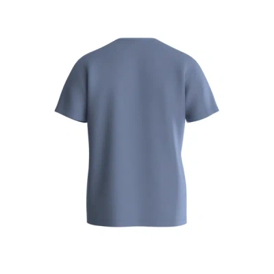Guess Plain Cotton T-shirt In Blue