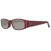 Guess Red Plastic Sunglasses In Red