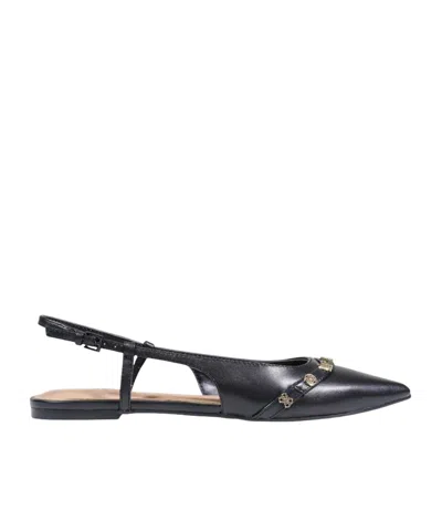 Guess Point-toe Flat Pumps In Black