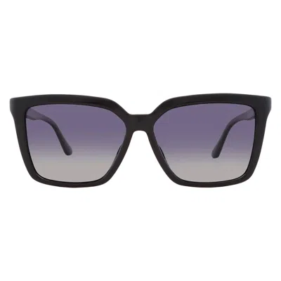 GUESS POLARIZED SMOKE SQUARE LADIES SUNGLASSES GU00099 01D 55