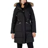 Guess Black Polyester Coat In Black