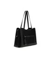 Guess Polyurethane Tote Bag In Black
