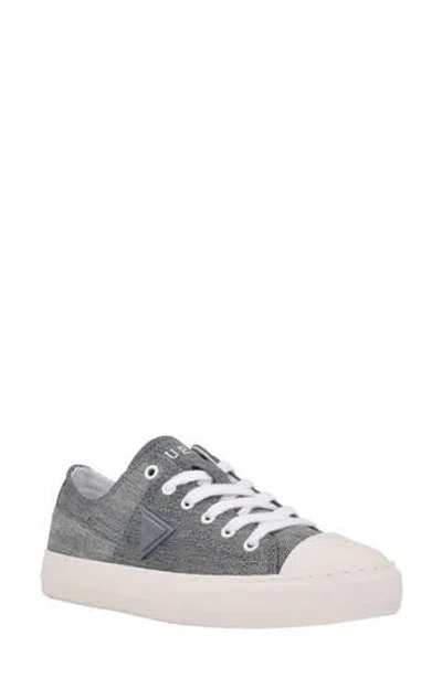 Guess Pranzee Denim Cap Toe Sneaker In Blue Wash
