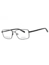 Guess Premium Men's Rectangular Eyeglasses In Black