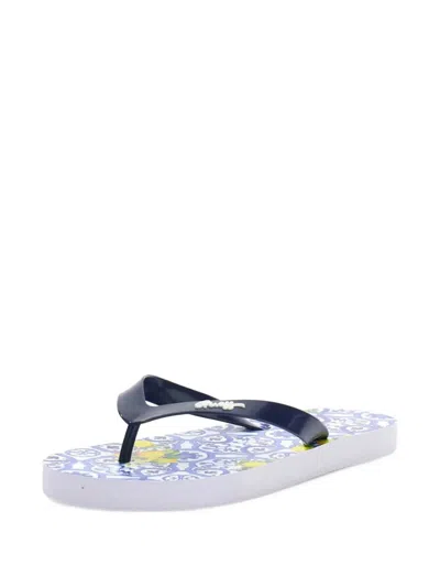 Guess Kids'  Girls Amalfi Coast Flip Flops In Blue