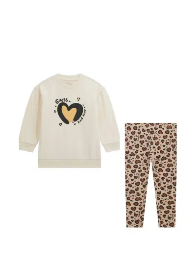 Guess Kids' Printed Leggins Set In Multi