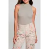 Guess Women's Mock-neck Priscilla Sleeveless Tank Top In Lead Grey