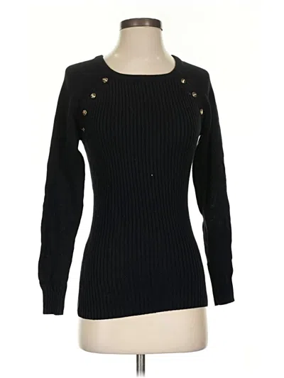 Pre-owned Guess Pullover Sweater In Black
