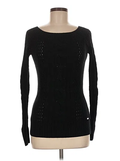 Pre-owned Guess Pullover Sweater In Black