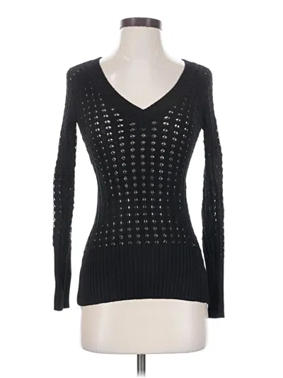 Pre-owned Guess Pullover Sweater In Black