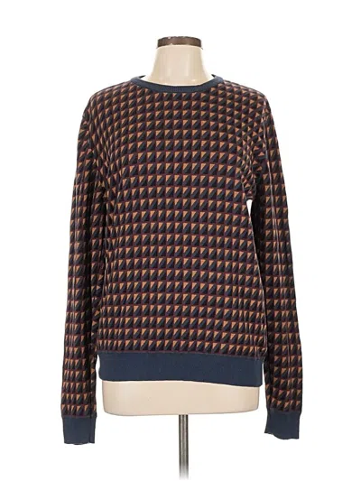 Pre-owned Guess Pullover Sweater In Blue