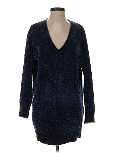 Pre-owned Guess Pullover Sweater In Blue