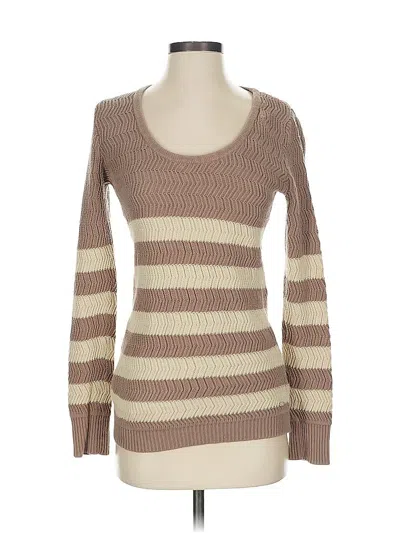 Pre-owned Guess Pullover Sweater In Brown