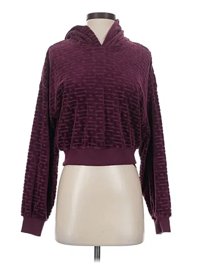 Pre-owned Guess Pullover Sweater In Burgundy