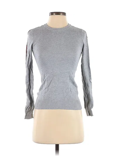 Pre-owned Guess Pullover Sweater In Gray