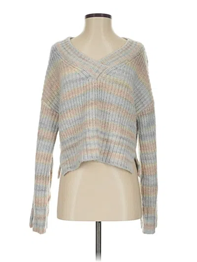 Pre-owned Guess Pullover Sweater In Gray