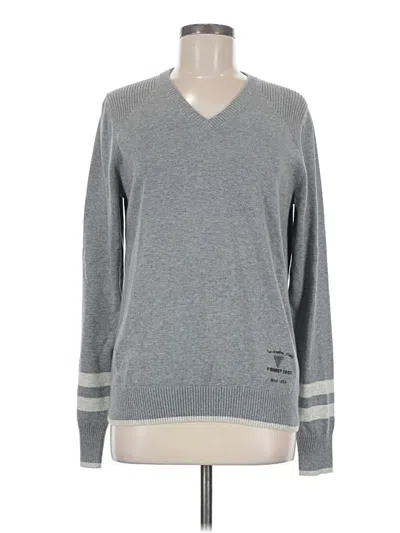Pre-owned Guess Pullover Sweater In Gray