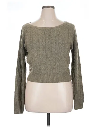 Pre-owned Guess Pullover Sweater In Green