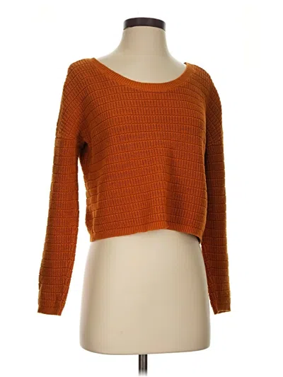 Pre-owned Guess Pullover Sweater In Orange