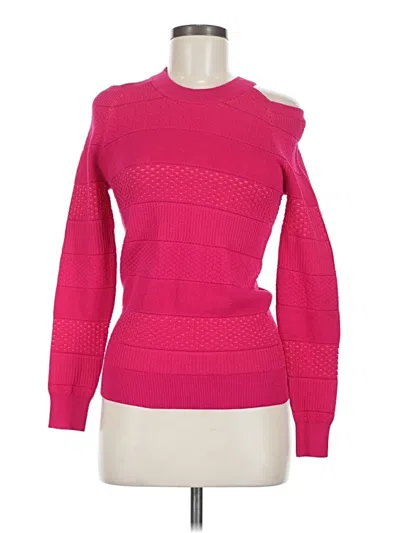 Pre-owned Guess Pullover Sweater In Pink