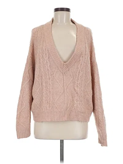 Pre-owned Guess Pullover Sweater In Tan
