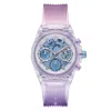 Guess Purple Silicone Watch