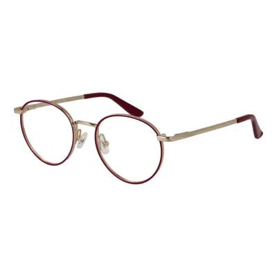 Guess Purple Women Glasses Women's Frame In Gold