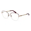 Guess Purple Women Optical Frames In Gold