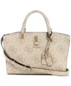 Guess Queensland Luxury 4q Oversized Logo Satchel Bag