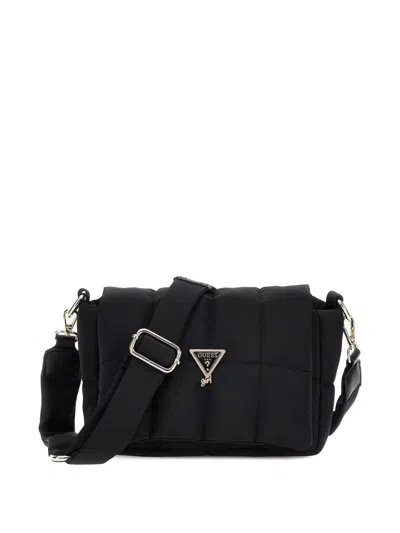 Guess Kids' Quilted Shoulder Bag In Black