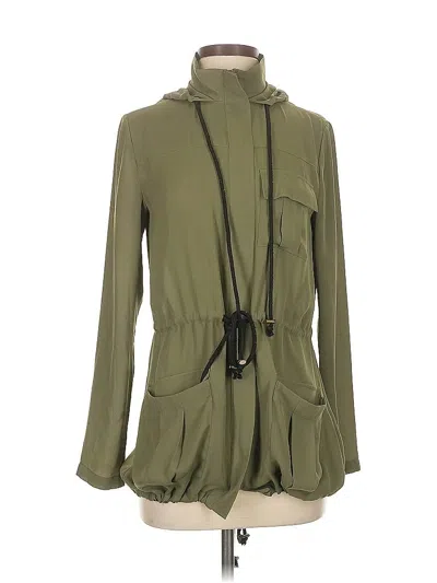 Pre-owned Guess Raincoat In Green
