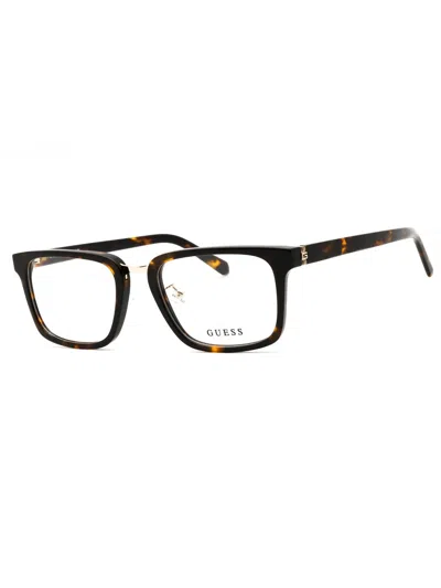 Guess Rectangular Acetate Eyeglasses For Men In Black