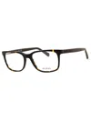 Guess Rectangular Acetate Men's Eyeglasses In Black