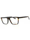 Guess Rectangular Acetate Men's Eyeglasses In Yellow