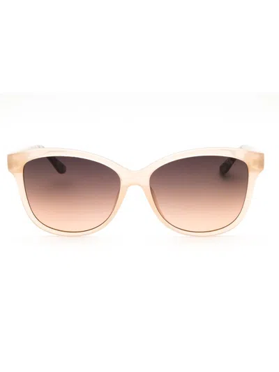 Guess Rectangular Designer Sunglasses For Women In Brown
