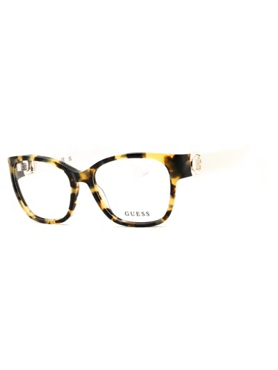 Guess Rectangular Eyeglasses For Women - Model Gu50120 In Brown