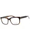 Guess Rectangular Men's Eyeglasses - Sleek Acetate Design In Brown
