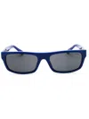 Guess Rectangular Men's Sunglasses In Blue