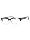 Guess Rectangular Metal Eyeglasses For Men - Modern Design In Multi