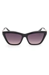 Guess Rectangular Sunglasses In Black