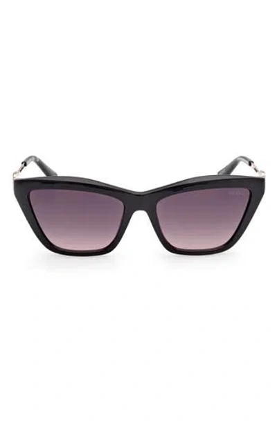 Guess Rectangular Sunglasses In Black