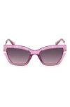 Guess Rectangular Sunglasses In Purple
