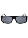 Guess Rectangular Unisex Sunglasses In Blue