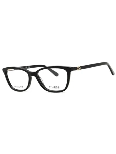 Guess Rectangular Women's Eyeglasses - Trendy Acetate Frames In Black